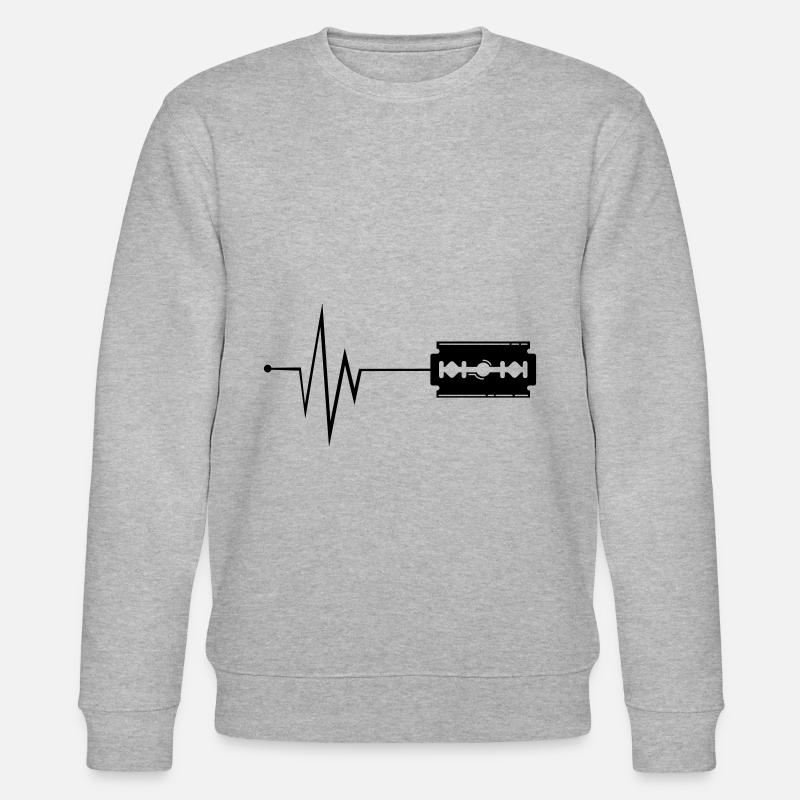 Rasierklinge Puls - Stanley/Stella Unisex Bio-Sweatshirt CHANGER  - Grau meliert