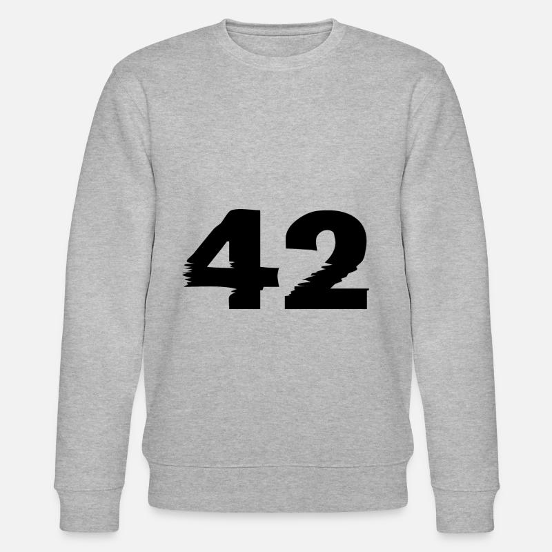 Numéro 42 - Sweat bio CHANGER Stanley/Stella Unisexe - gris chiné