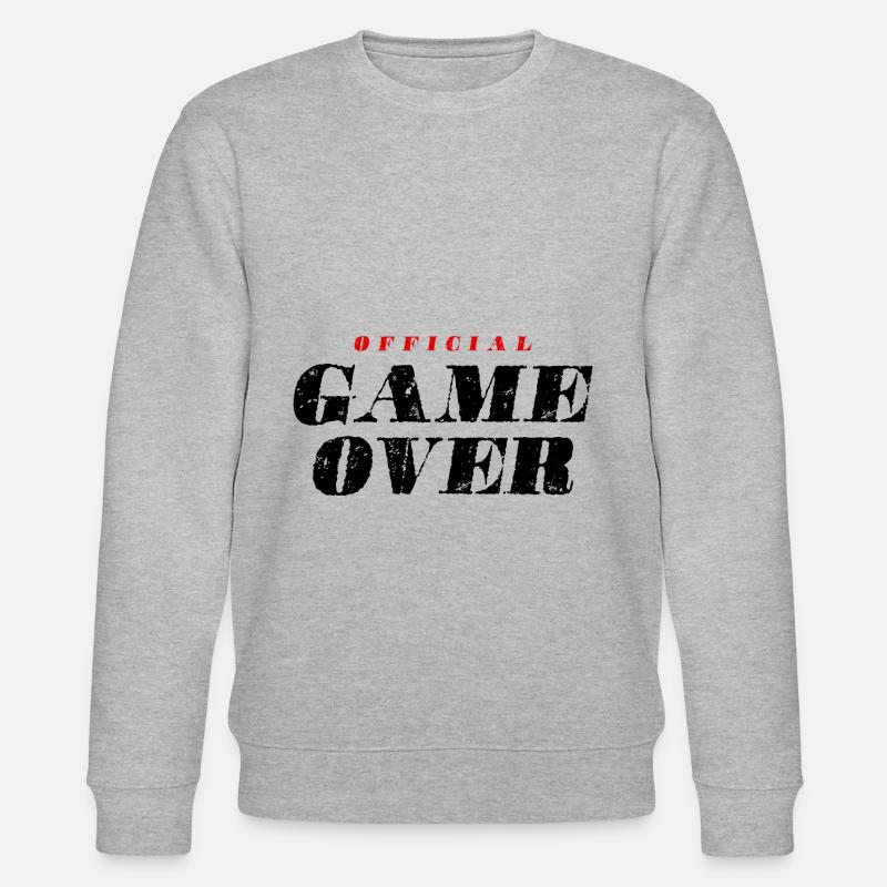 Citation Game Over - Sweat bio CHANGER Stanley/Stella Unisexe - gris chiné