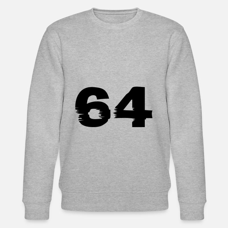 Numéro 64 - Sweat bio CHANGER Stanley/Stella Unisexe - gris chiné