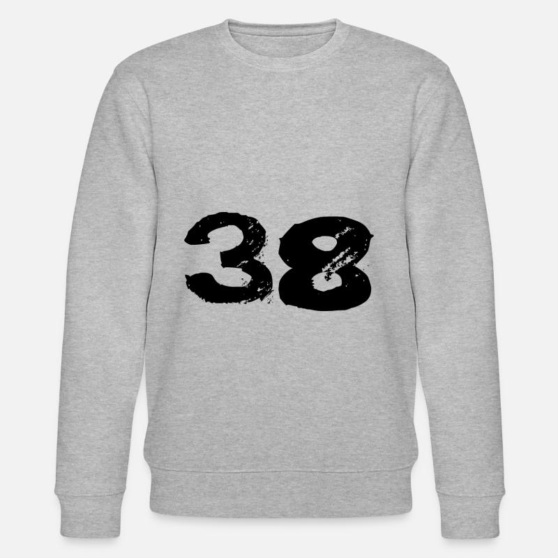 Maillot 38 Numéro - Sweat bio CHANGER Stanley/Stella Unisexe - gris chiné