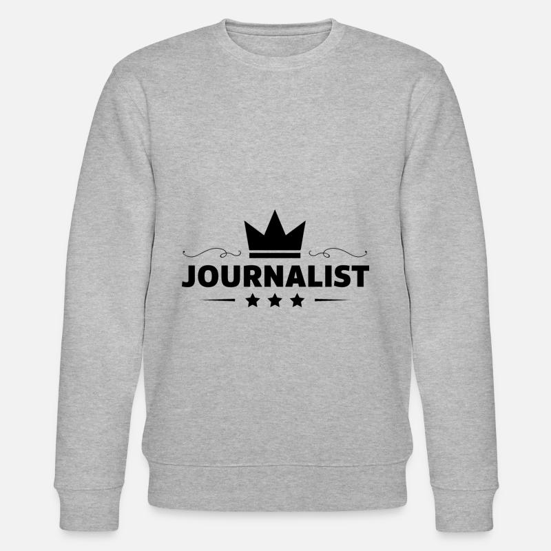 Journalist Beruf - Stanley/Stella Unisex Bio-Sweatshirt CHANGER  - Grau meliert