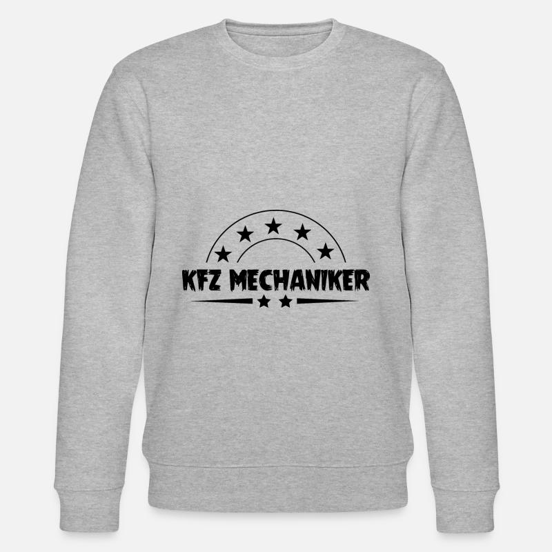 KFZ Mechaniker Beruf - Stanley/Stella Unisex Bio-Sweatshirt CHANGER  - Grau meliert