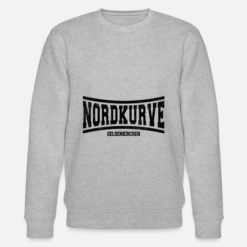 Idée cadeau Nordkurve Gelsenkirchen - Sweat bio CHANGER Stanley/Stella Unisexe - gris chiné