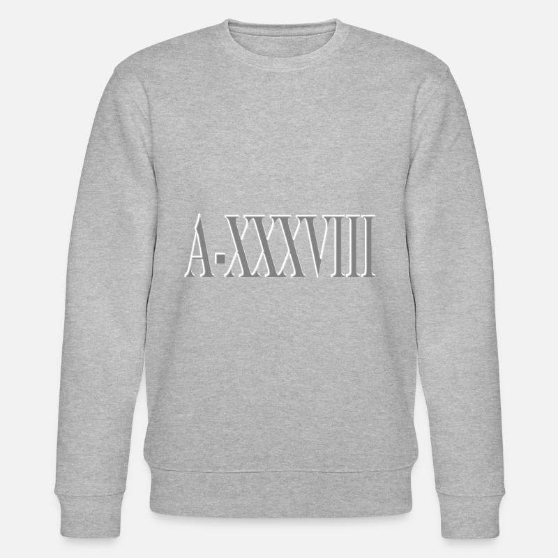 a38 weiss - Stanley/Stella Unisex Bio-Sweatshirt CHANGER  - Grau meliert