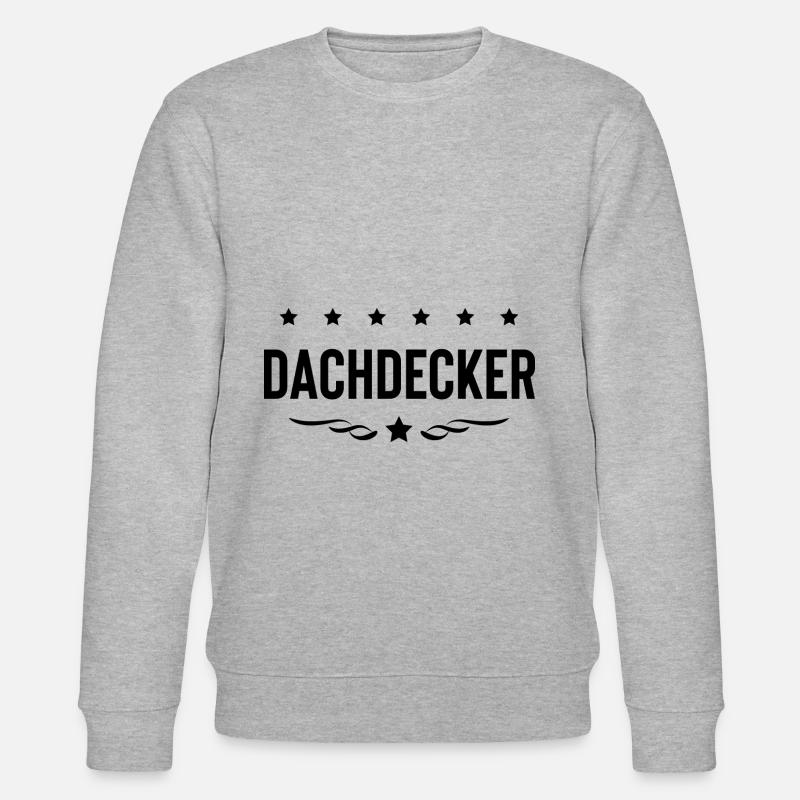 Dachdecker Beruf - Stanley/Stella Unisex Bio-Sweatshirt CHANGER  - Grau meliert