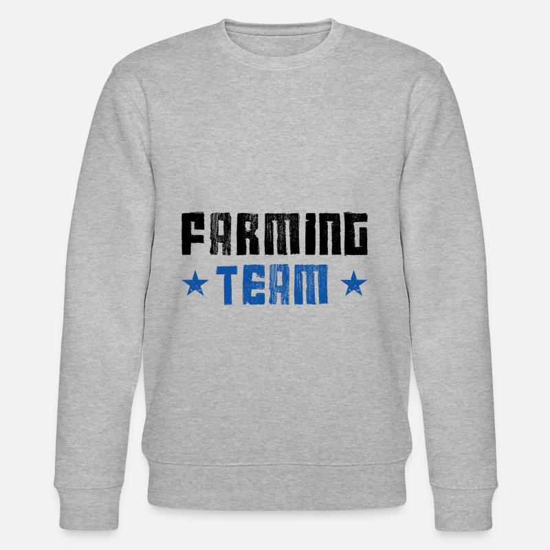 Farming Team - Stanley/Stella Unisex Bio-Sweatshirt CHANGER  - Grau meliert
