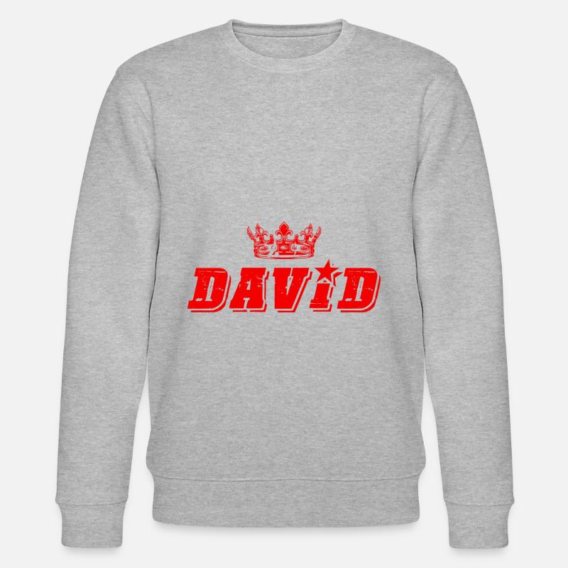 David - Stanley/Stella Unisex Bio-Sweatshirt CHANGER  - Grau meliert