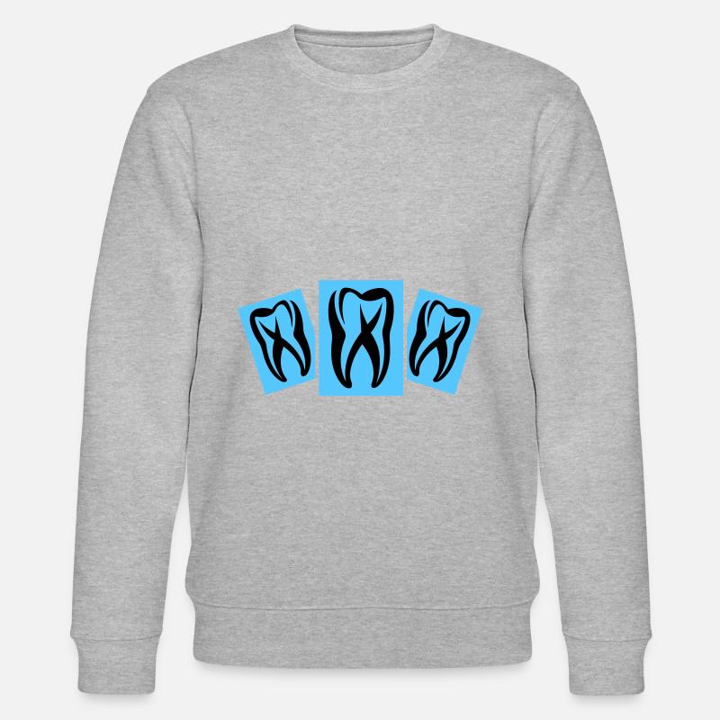 Dentiste Dentiste Dentaire Icône - Sweat bio CHANGER Stanley/Stella Unisexe - gris chiné