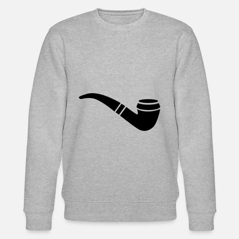 Fumer une pipe - Sweat bio CHANGER Stanley/Stella Unisexe - gris chiné