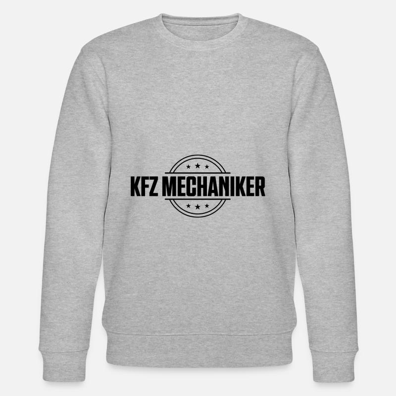 KFZ Mechaniker Beruf - Stanley/Stella Unisex Bio-Sweatshirt CHANGER  - Grau meliert