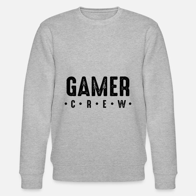 Gamer Crew - Stanley/Stella Unisex Bio-Sweatshirt CHANGER - Grau meliert