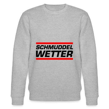 Schmuddel Wetter - Stanley/Stella Unisex Bio-Sweatshirt CHANGER  - Grau meliert - Vorne - Nik (191cm) & Marisol (170cm)