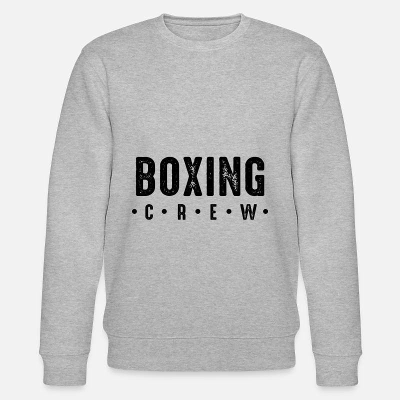 Boxing Crew - Stanley/Stella Unisex Bio-Sweatshirt CHANGER  - Grau meliert