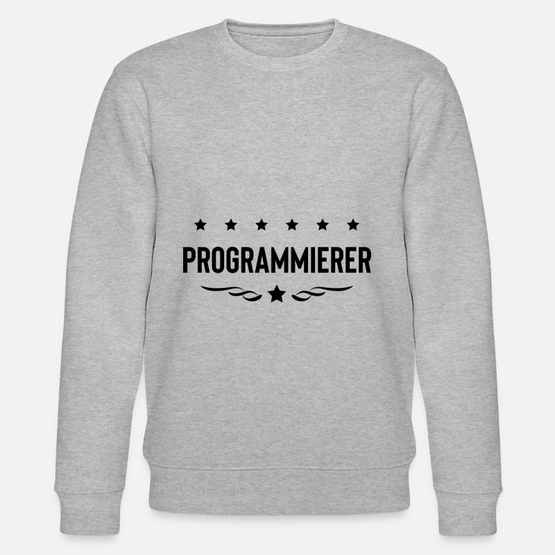 Programmierer Beruf - Stanley/Stella Unisex Bio-Sweatshirt CHANGER  - Grau meliert