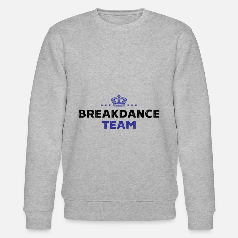 Breakdance Team - Stanley/Stella Unisex Bio-Sweatshirt CHANGER  - Grau meliert