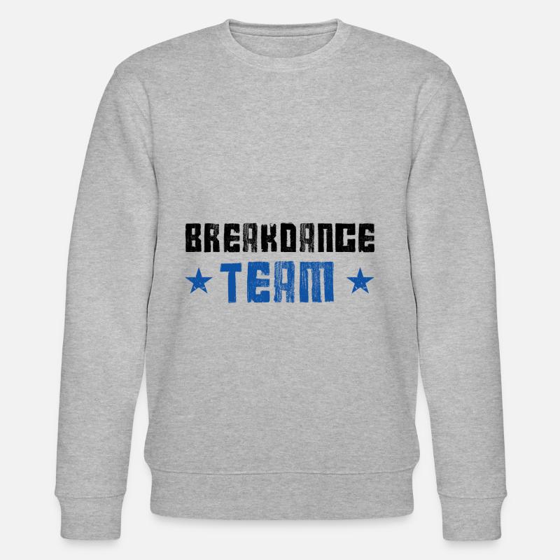 Breakdance Team - Stanley/Stella Unisex Bio-Sweatshirt CHANGER  - Grau meliert