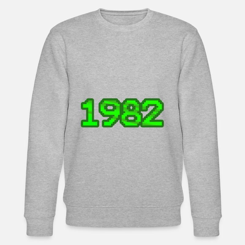 Computer Nerd 1982 - Stanley/Stella Unisex Bio-Sweatshirt CHANGER  - Grau meliert