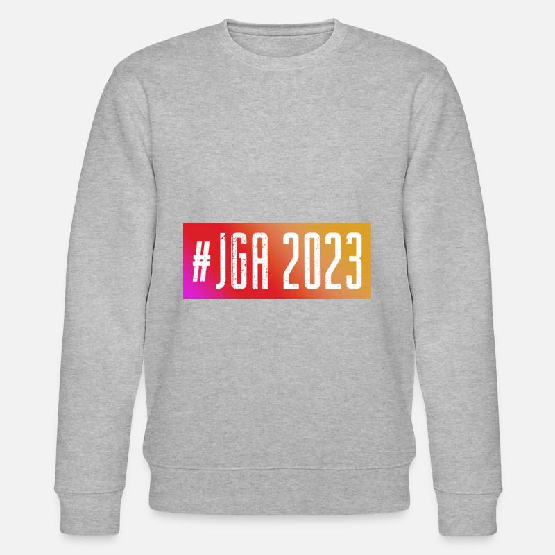 Jga 2023 Junggesellenabschied - Stanley/Stella Unisex Bio-Sweatshirt CHANGER  - Grau meliert