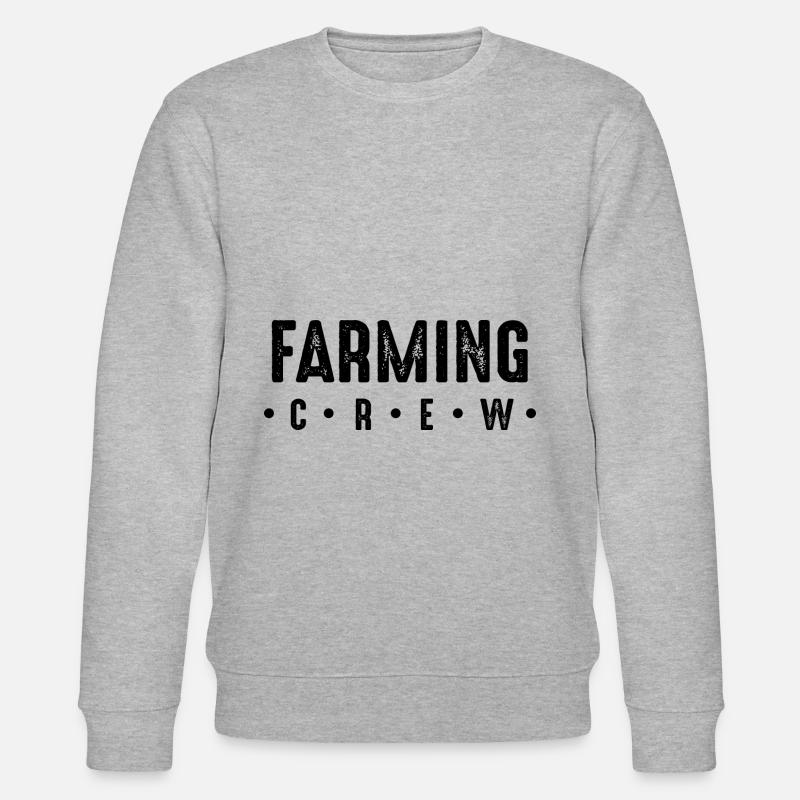 Farming Crew - Stanley/Stella Unisex Bio-Sweatshirt CHANGER  - Grau meliert