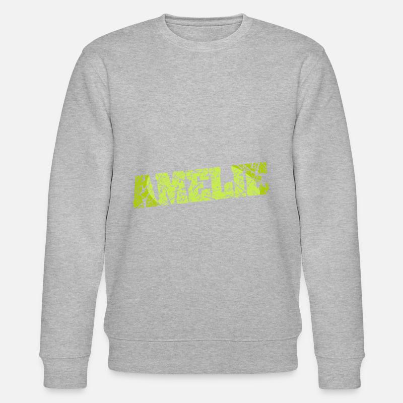 Amelie - Stanley/Stella Unisex Bio-Sweatshirt CHANGER  - Grau meliert