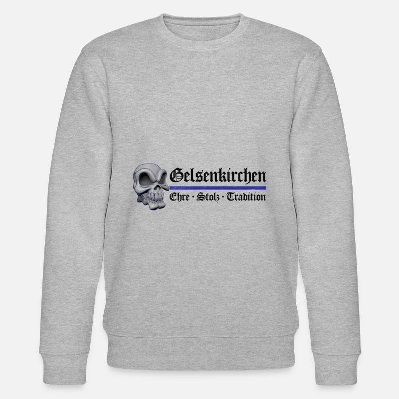 Gelsenkirchen - Ehre Stolz Tradition - Stanley/Stella Unisex Bio-Sweatshirt CHANGER  - Grau meliert