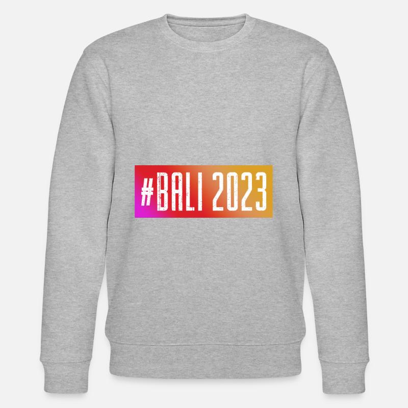 Bali 2023 - Sweat bio CHANGER Stanley/Stella Unisexe - gris chiné