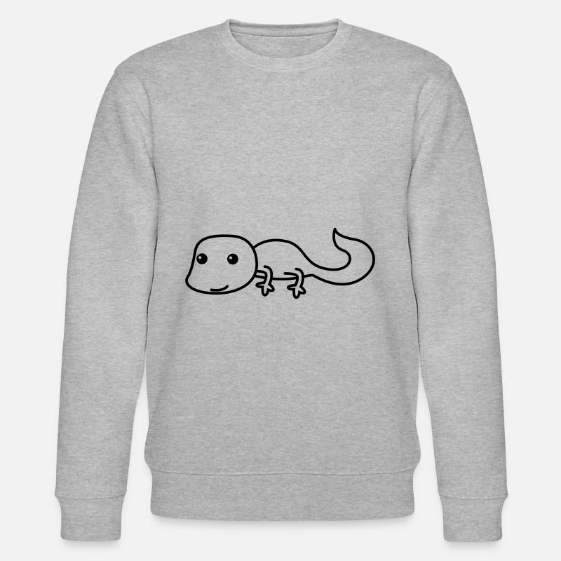 Gecko Comic Animal - Sweat bio CHANGER Stanley/Stella Unisexe - gris chiné