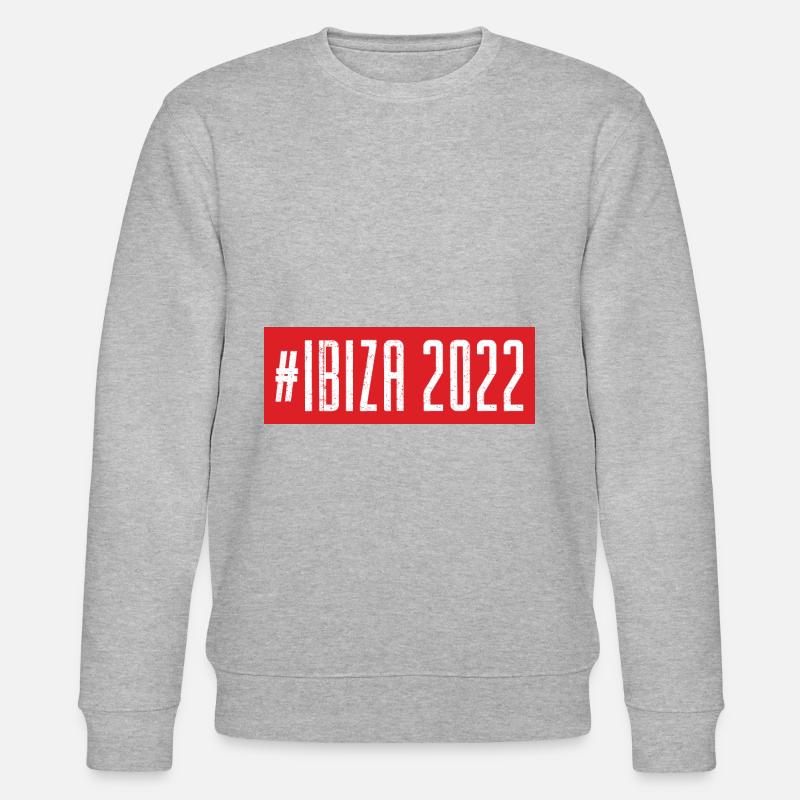 Ibiza 2022 - Stanley/Stella Unisex Bio-Sweatshirt CHANGER  - Grau meliert