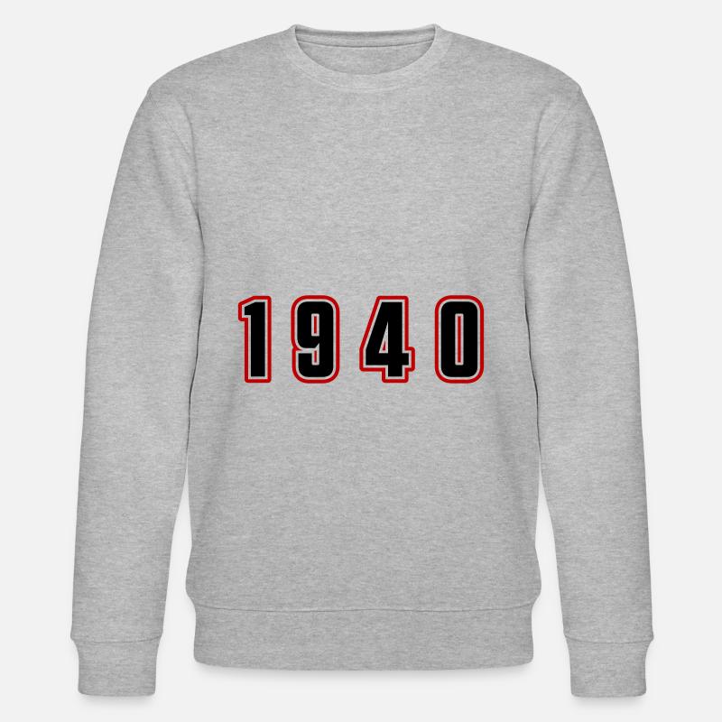 Numéro de l’année 1940 - Sweat bio CHANGER Stanley/Stella Unisexe - gris chiné