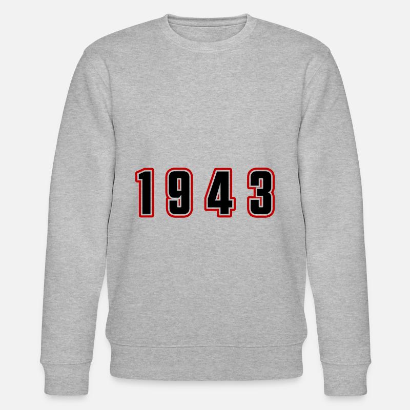 Numéro de l’année 1943 - Sweat bio CHANGER Stanley/Stella Unisexe - gris chiné