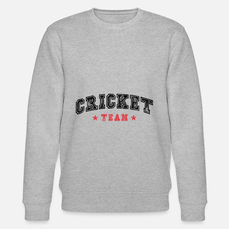 Cricket Team - Stanley/Stella Unisex Bio-Sweatshirt CHANGER  - Grau meliert
