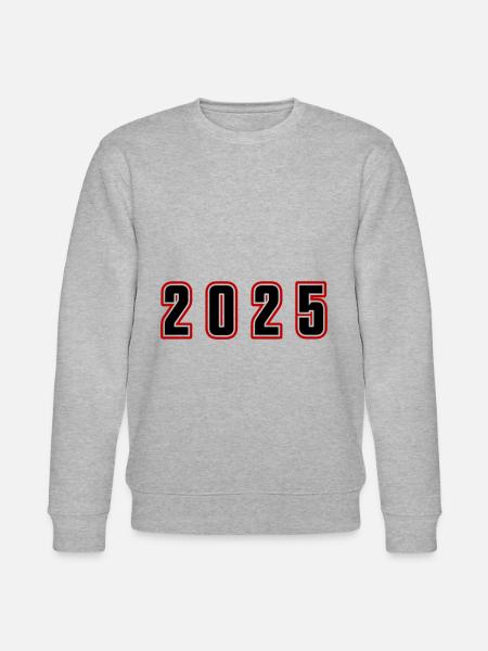 2025 year number - Stanley/Stella CHANGER Unisex Organic Sweatshirt - heather grey