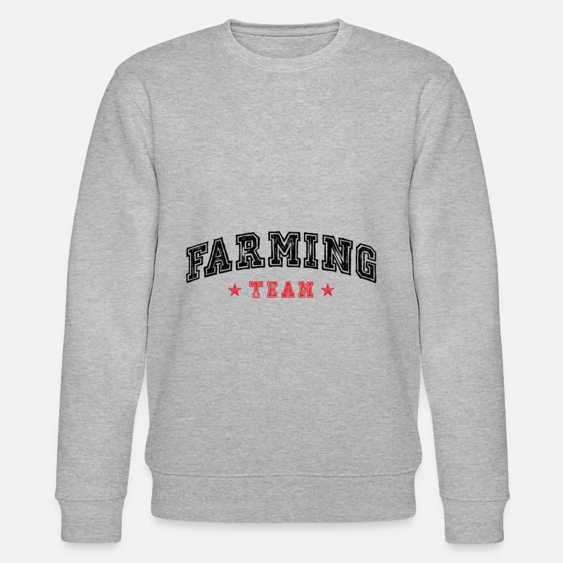 Farming Team - Stanley/Stella Unisex Bio-Sweatshirt CHANGER  - Grau meliert