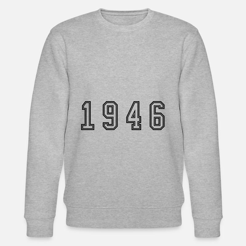 Numéro de l’année 1946 - Sweat bio CHANGER Stanley/Stella Unisexe - gris chiné