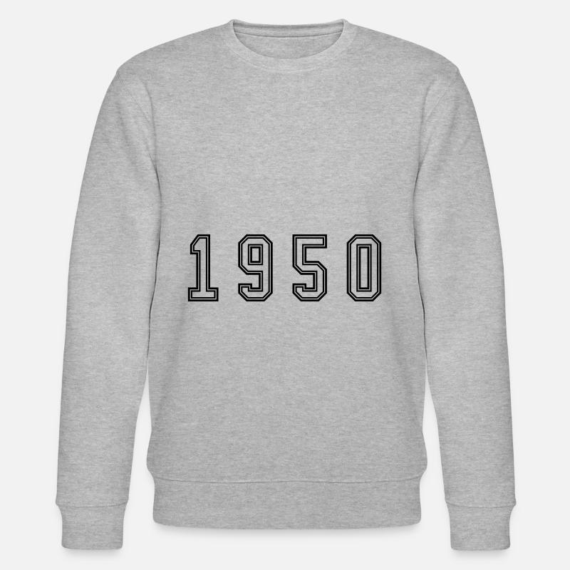 Numéro de l’année 1950 - Sweat bio CHANGER Stanley/Stella Unisexe - gris chiné