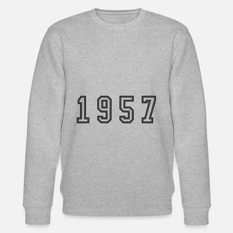 Numéro de l’année 1957 - Sweat bio CHANGER Stanley/Stella Unisexe - gris chiné