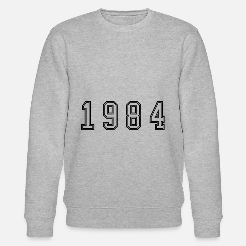 Numéro de l’année 1984 - Sweat bio CHANGER Stanley/Stella Unisexe - gris chiné