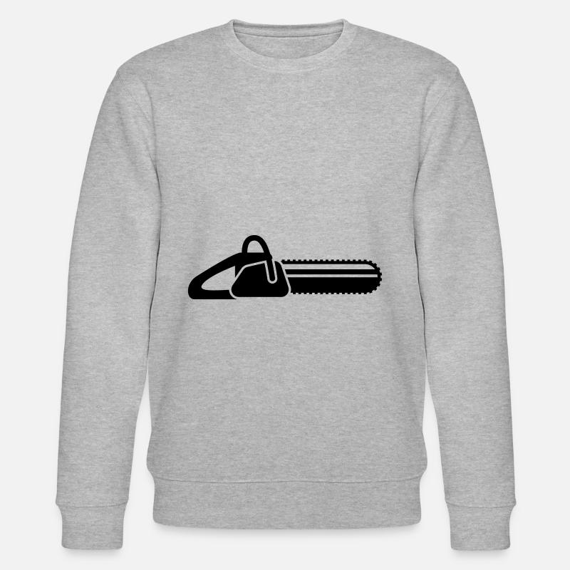 Icône d’icône de tronçonneuse - Sweat bio CHANGER Stanley/Stella Unisexe - gris chiné
