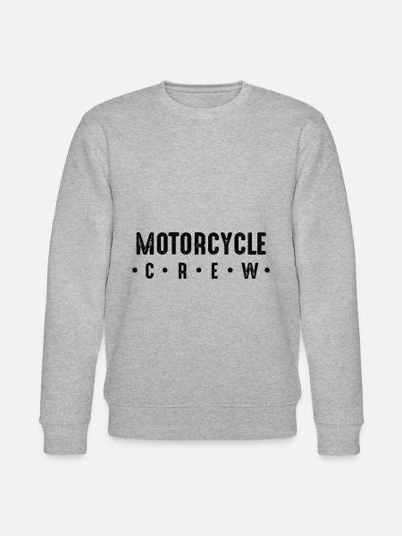 Motorcycle Crew - Stanley/Stella CHANGER Unisex Organic Sweatshirt - heather grey