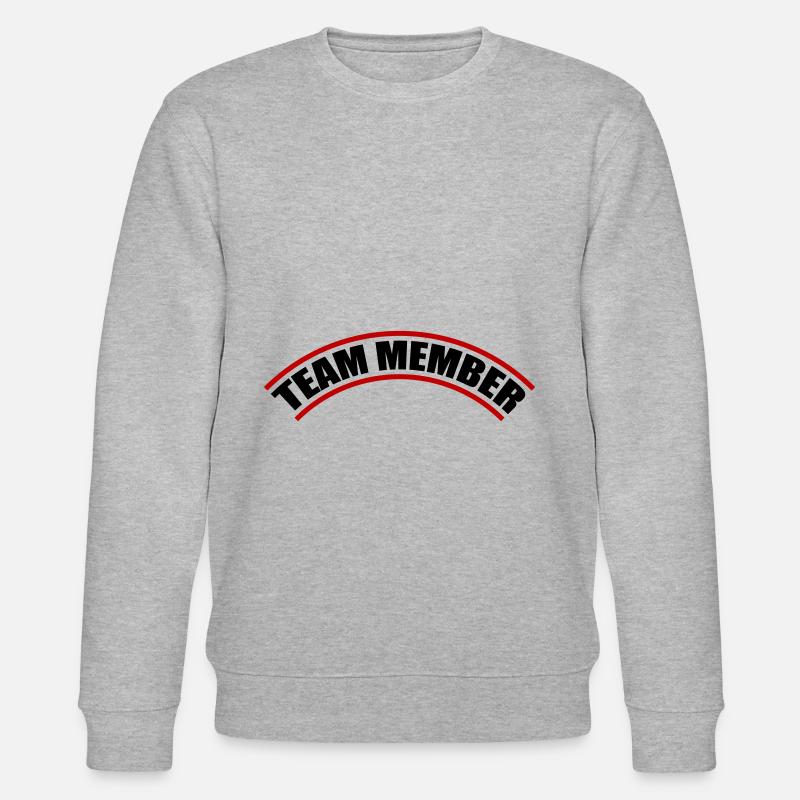 Team Mitglied - Stanley/Stella Unisex Bio-Sweatshirt CHANGER  - Grau meliert