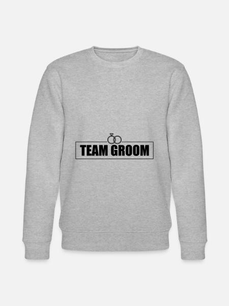 Team Groom Wedding - Stanley/Stella CHANGER Unisex Organic Sweatshirt - heather grey