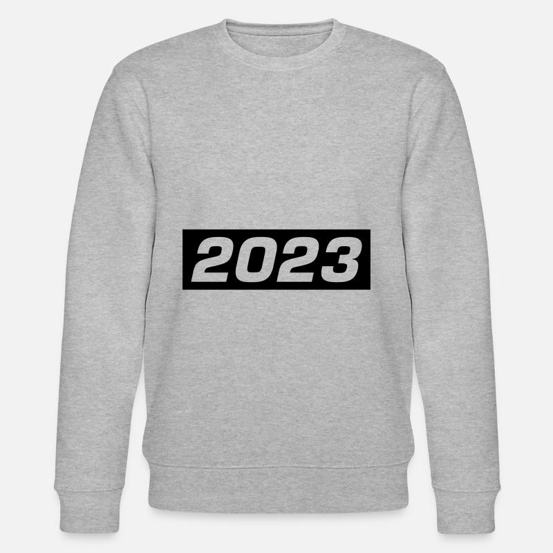 2023 Strich - Stanley/Stella Unisex Bio-Sweatshirt CHANGER  - Grau meliert