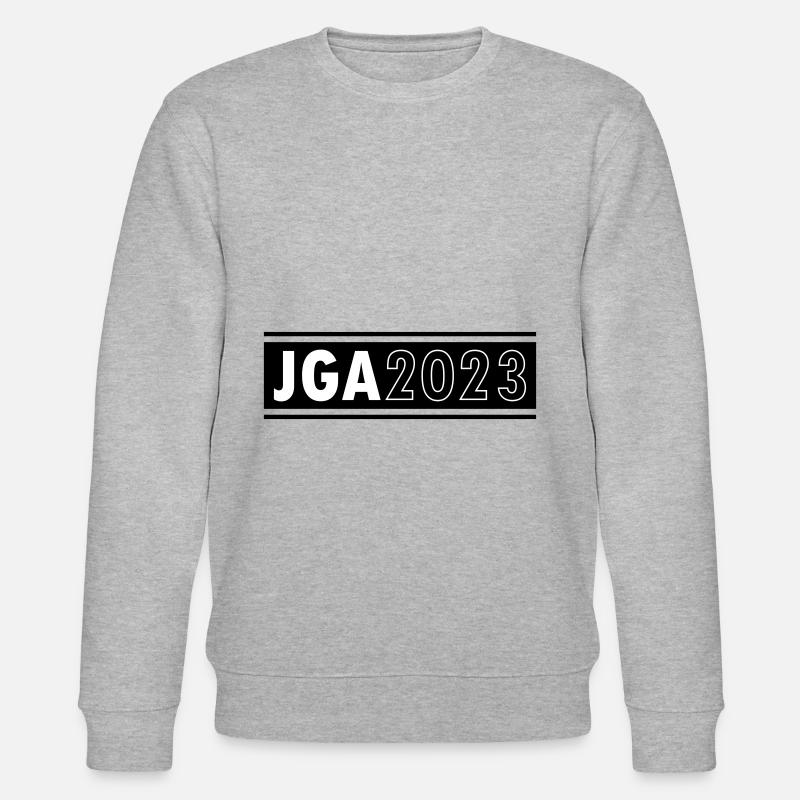 Jga 2023 Junggesellenabschied - Stanley/Stella Unisex Bio-Sweatshirt CHANGER  - Grau meliert