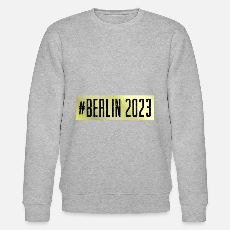 Berlin 2023 - Stanley/Stella Unisex Bio-Sweatshirt CHANGER - Grau meliert