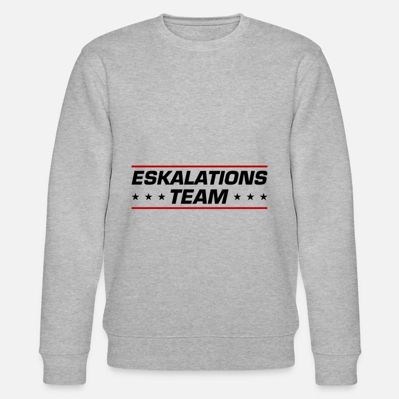 Eskalations Team - Stanley/Stella Unisex Bio-Sweatshirt CHANGER  - Grau meliert