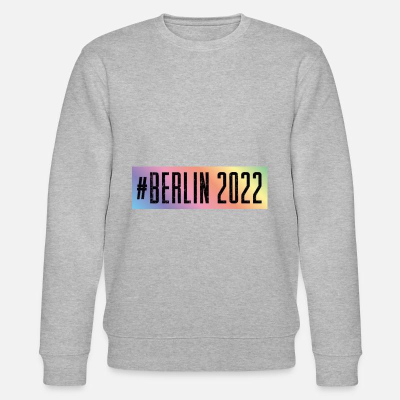 Berlin 2022 - Sweat bio CHANGER Stanley/Stella Unisexe - gris chiné