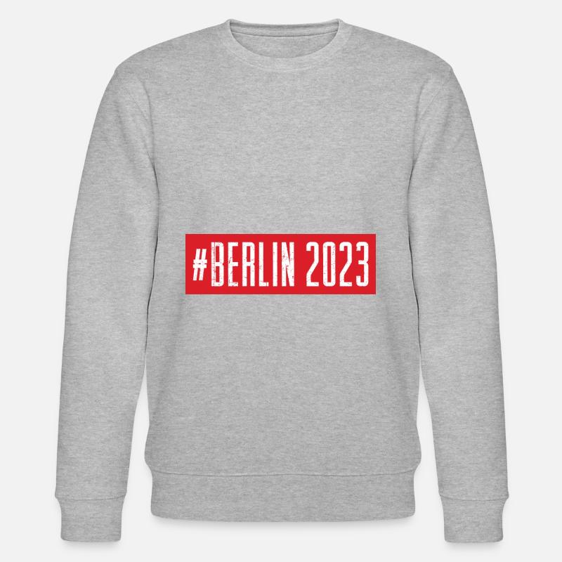 Berlin 2023 - Sweat bio CHANGER Stanley/Stella Unisexe - gris chiné