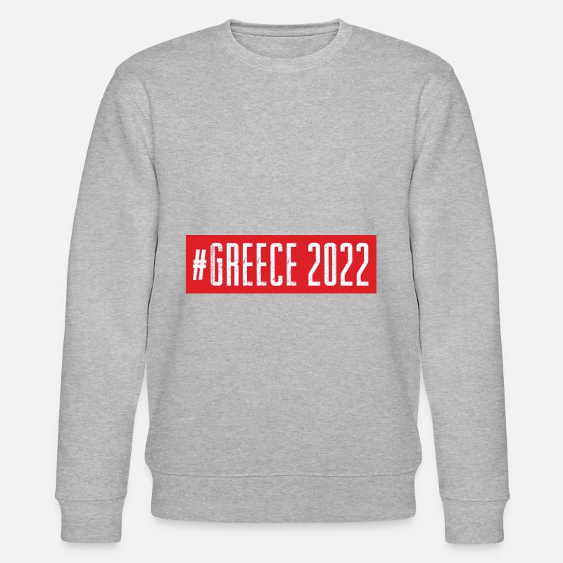 Greece 2022 - Stanley/Stella Unisex Bio-Sweatshirt CHANGER  - Grau meliert