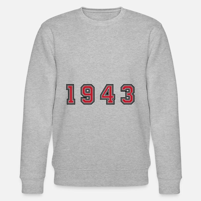 Numéro de l’année 1943 - Sweat bio CHANGER Stanley/Stella Unisexe - gris chiné